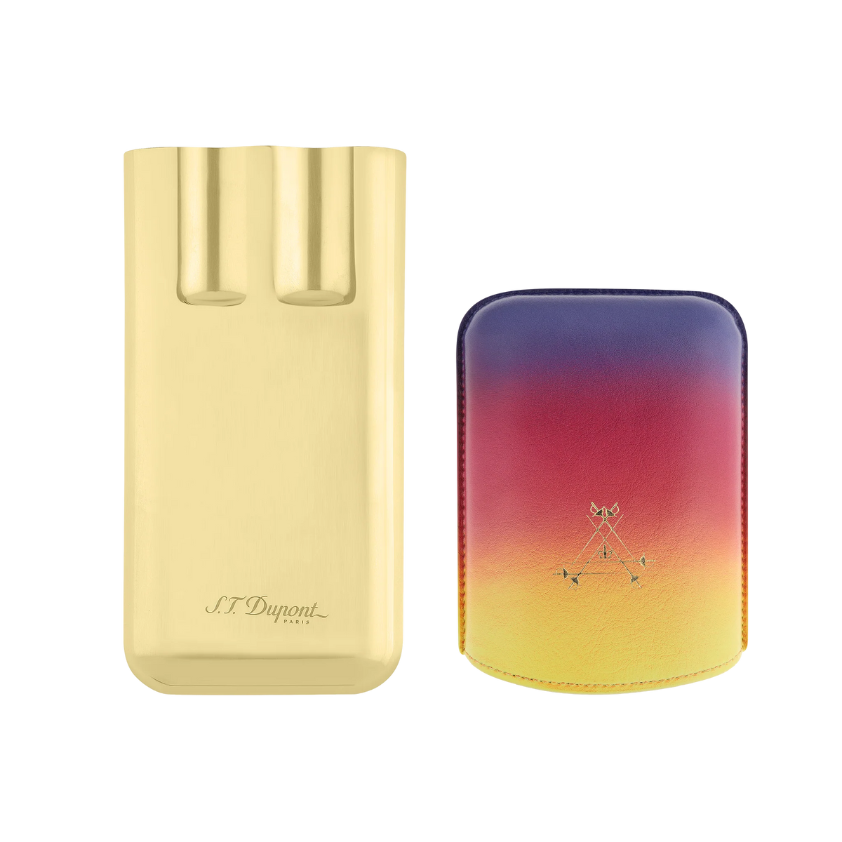 S.T. Dupont Montecristo L’Aurore Three-Cigar Case