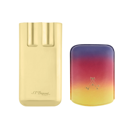 S.T. Dupont Montecristo L’Aurore Three-Cigar Case