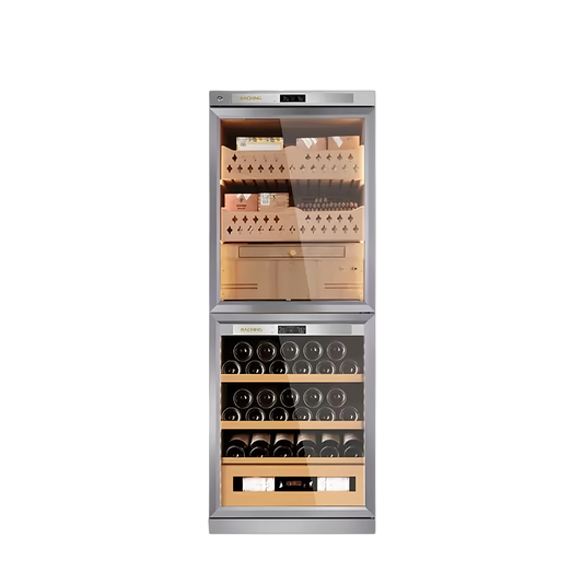 RACHING FJ-CW36B Dual-Zone Cigar & Wine Humidor