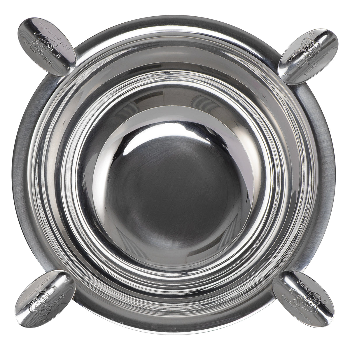 Original Stinky 4-Stirrup Stainless Steel Cigar Ashtray