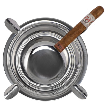 Original Stinky 4-Stirrup Stainless Steel Cigar Ashtray
