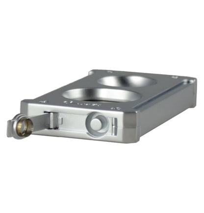 Caseti Trident Chrome Cigar Cutter - Guillotine, Wedge, & Punch