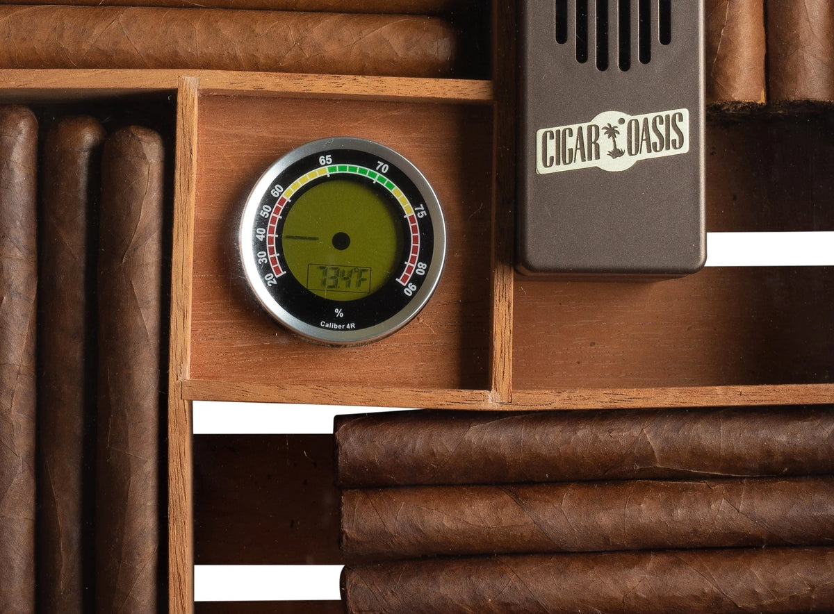 Cigar Oasis Caliber 4R Digital-Analog Hygrometer