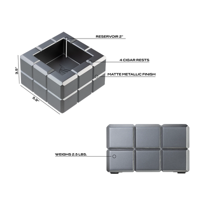 Colibri Heritage Cube Four-Rest Cigar Ashtray