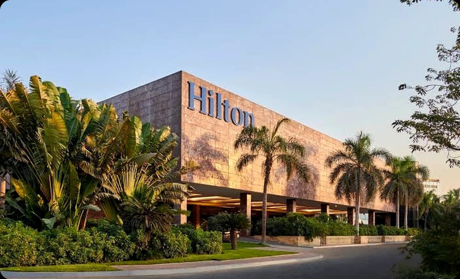 Luxury hotel environment in Cairo